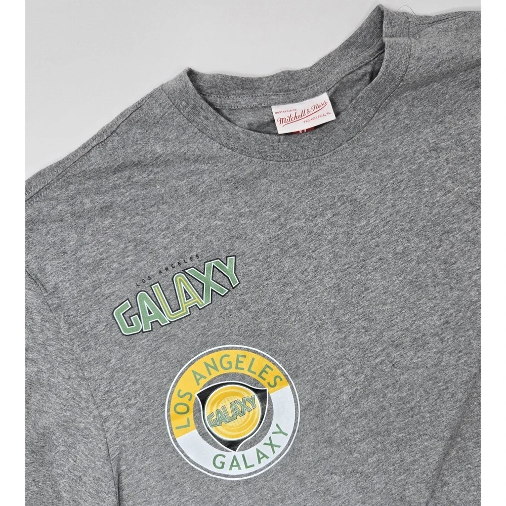 Los Angeles Galaxy Mitchell & Ness Mens XL City Collection‎ SS Tee Gray Heather